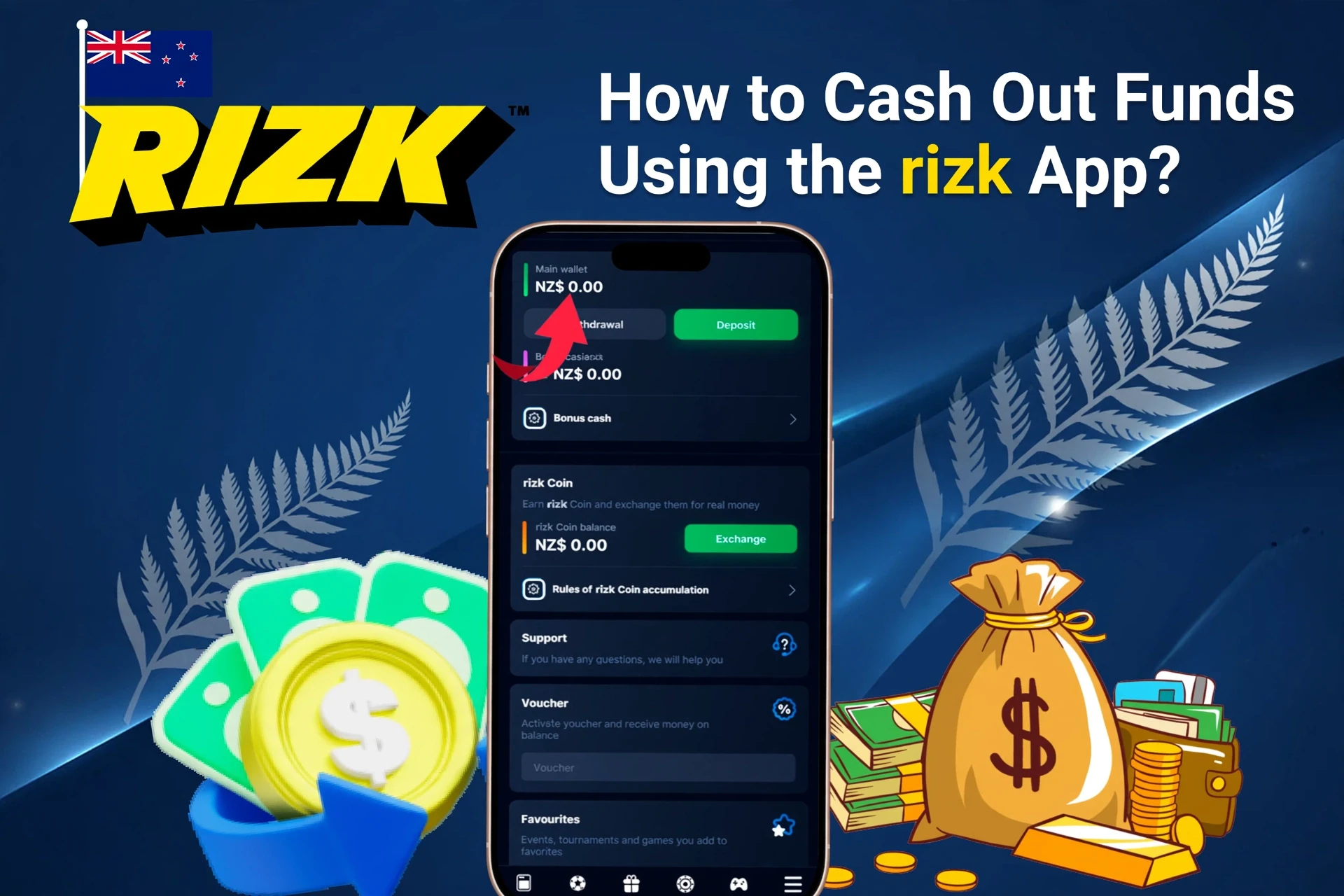 Registration process on the Rizk mobile app with social login options
