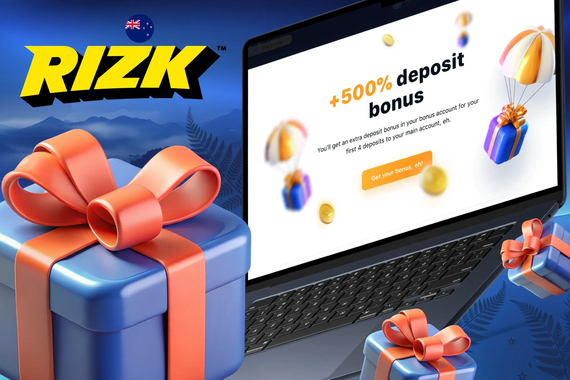 Conditions for receiving a welcome bonus after logging in to your account and depositing funds